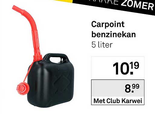 Carpoint benzinekan 5 liter