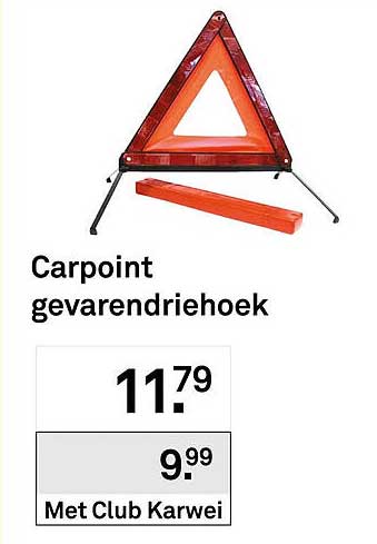Carpoint gevarendriehoek