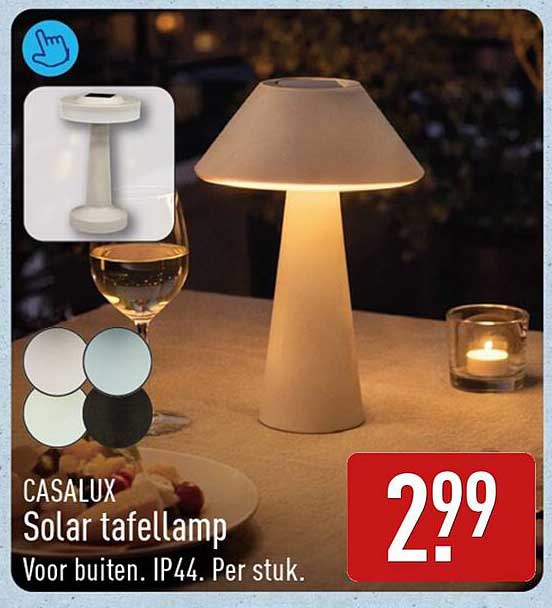 CASALUX Solar tafellamp