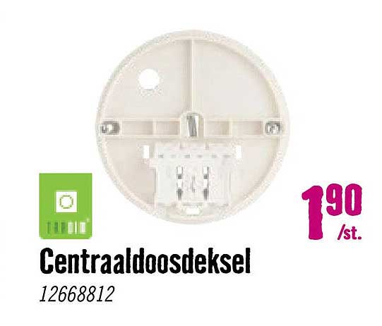 Centraaldoosdeksel