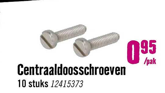 Centraaldoosschroeven
