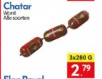 Chatar Worst Alle soorten 3x280 G