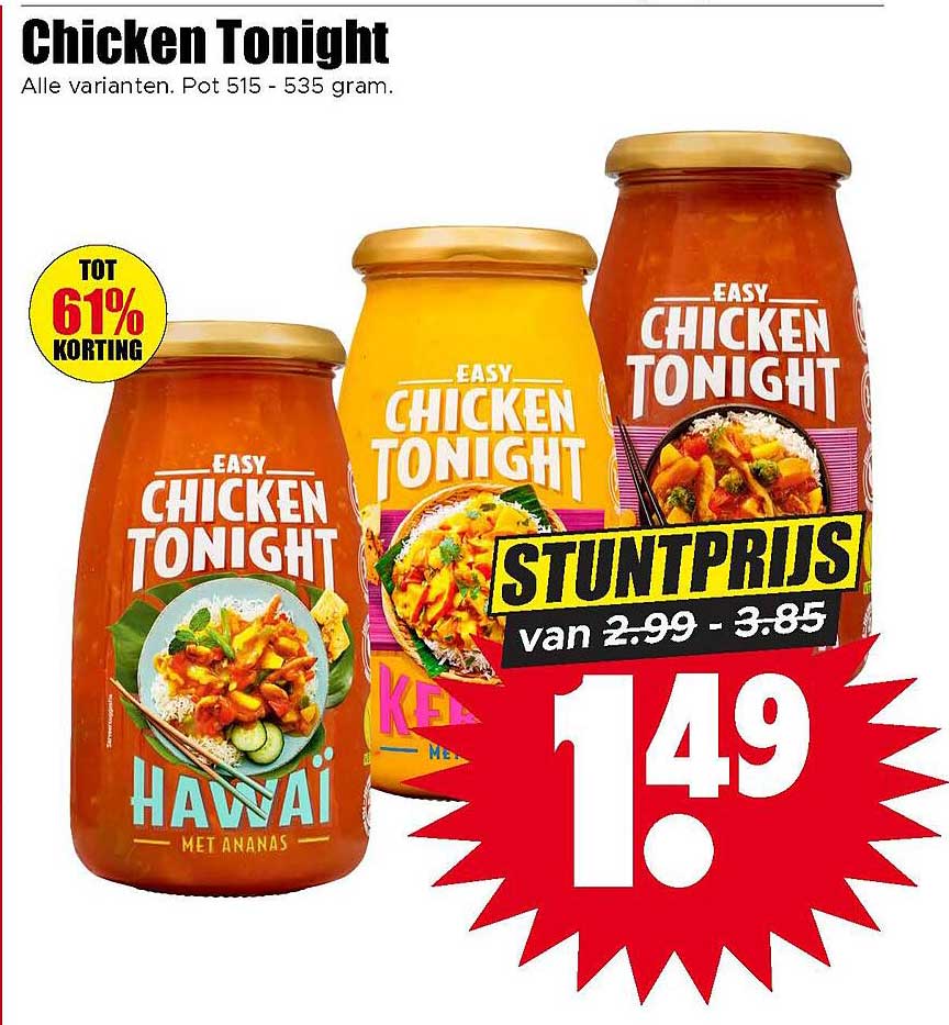 Chicken Tonight - STUNTPRIJS