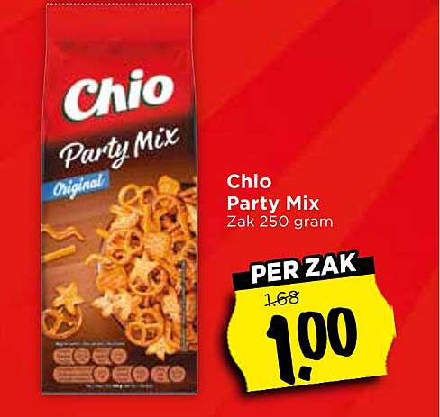 Chio Party Mix Zak 250 gram