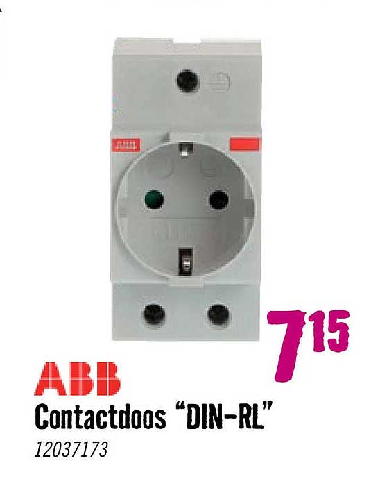Contactdoos “DIN-RL”