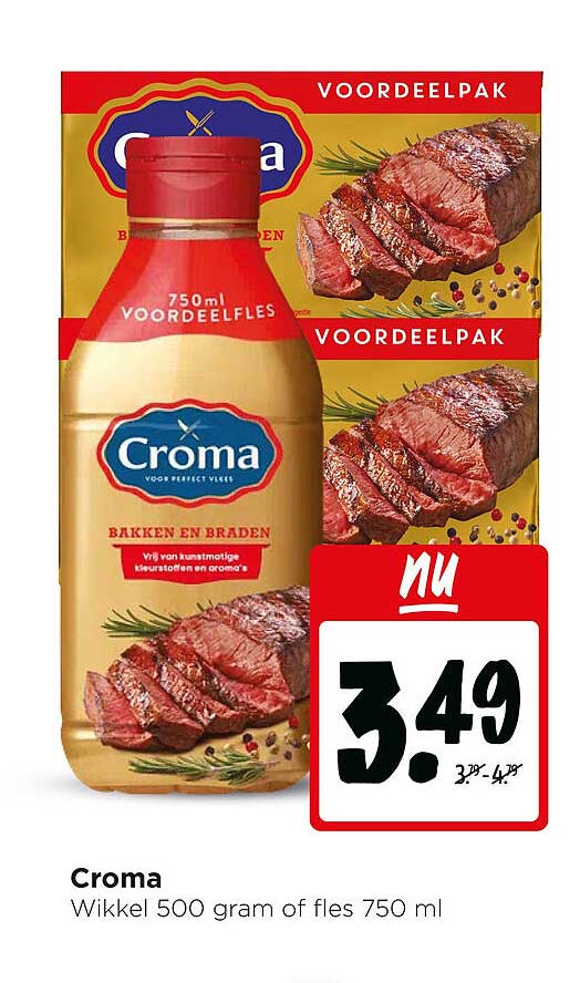 Croma Wikkel 500 gram of fles 750 ml
