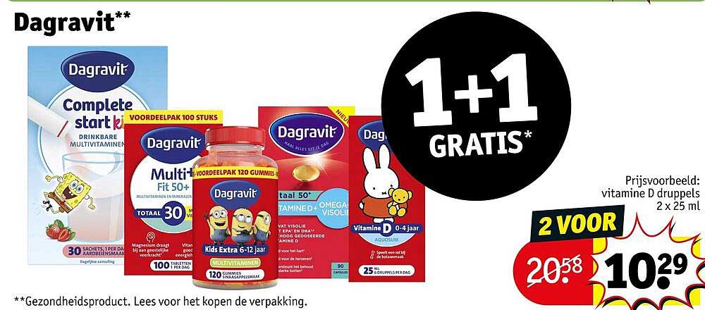 Dagravit** 1+1 GRATIS*