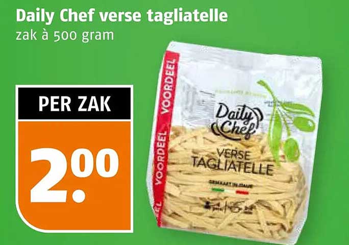 Daily Chef verse tagliatelle zak à 500 gram