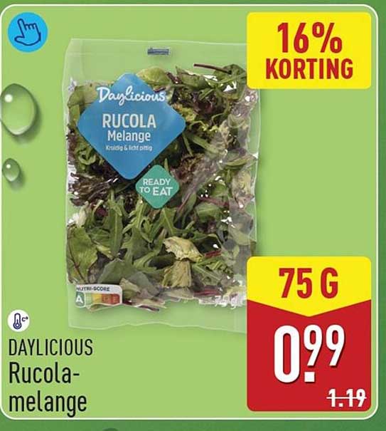 DAYLICIOUS Rucola-melange 16% KORTING