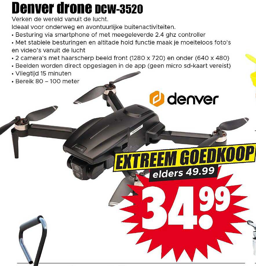 Denver drone DCW-3520 - EXTREEM GOEDKOOP