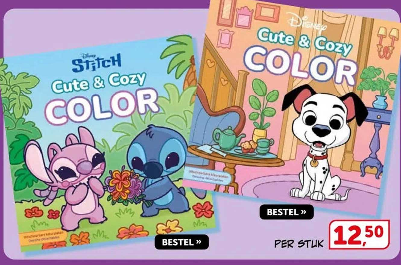 Disney Stitch Cute & Cozy COLOR