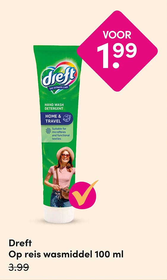 Dreft Op reis wasmiddel 100 ml