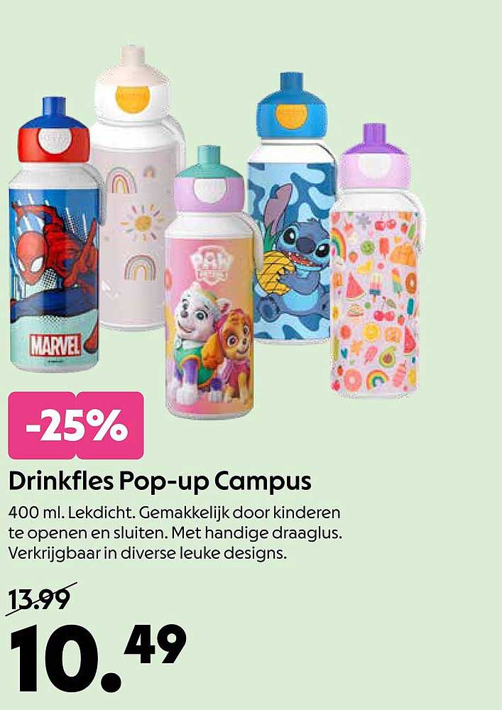 Drinkfles Pop-up Campus -25%