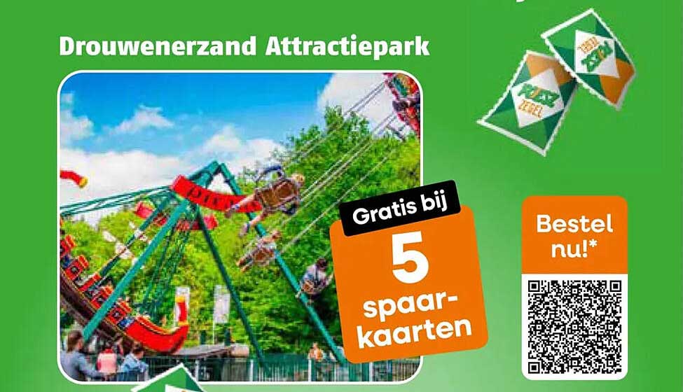 Drouwenerzand Attractiepark Gratis bij 5 spaarkaarten