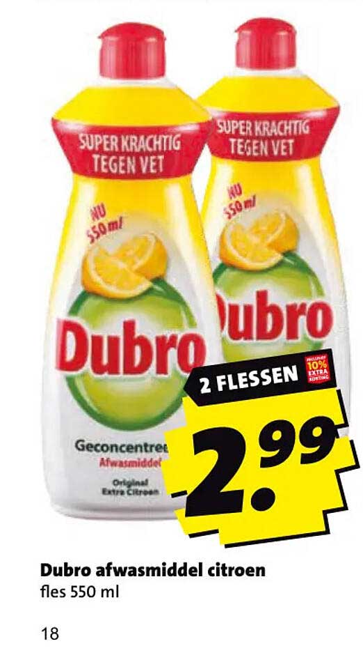 Dubro afwasmiddel citroen