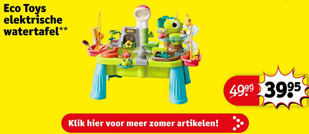 Eco Toys elektrische watertafel**