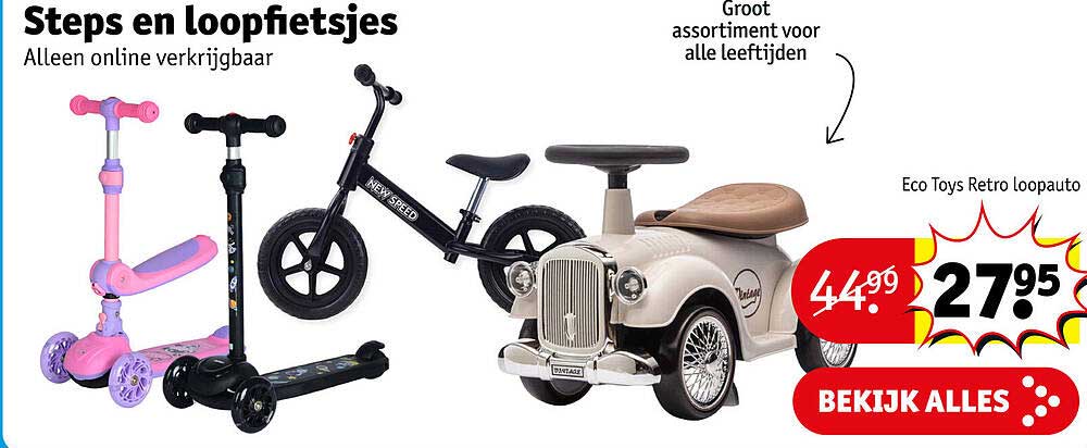 Eco Toys Retro loopauto