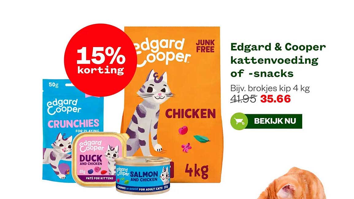 Edgard & Cooper kattenvoeding of -snacks