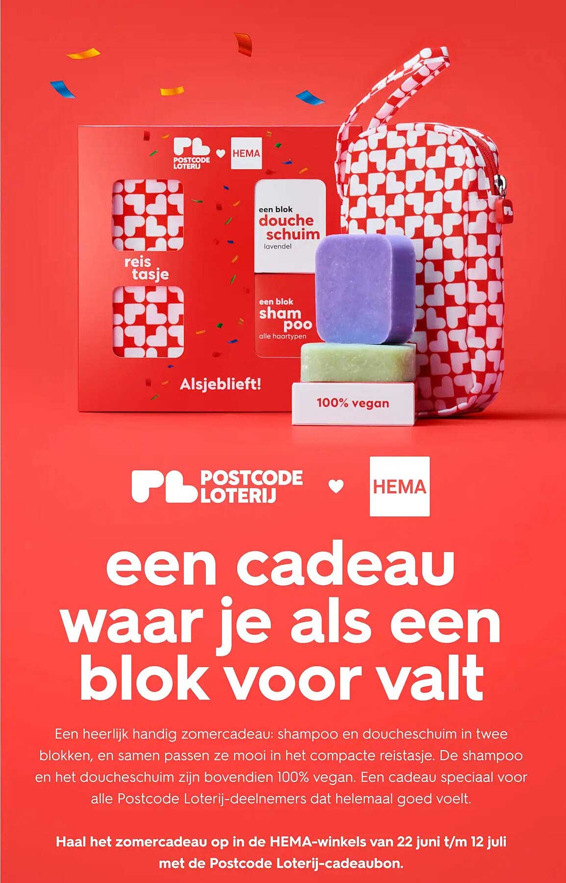 een cadeau waar je als een blok voor valt