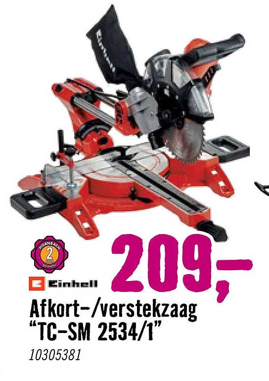 Einhell Afkort-/verstekzaag “TC-SM 2534/1”