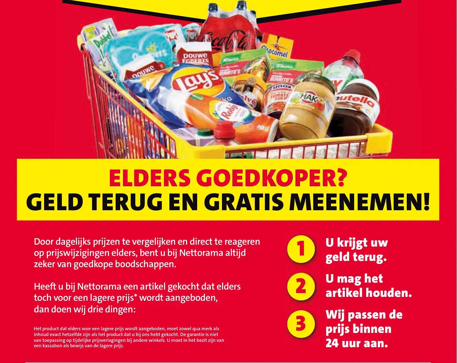 ELDERS GOEDKOPER? GELD TERUG EN GRATIS MEENEMEN!