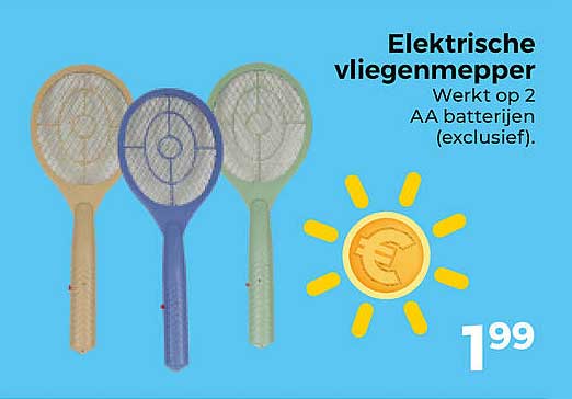 Elektrische vliegenmepper