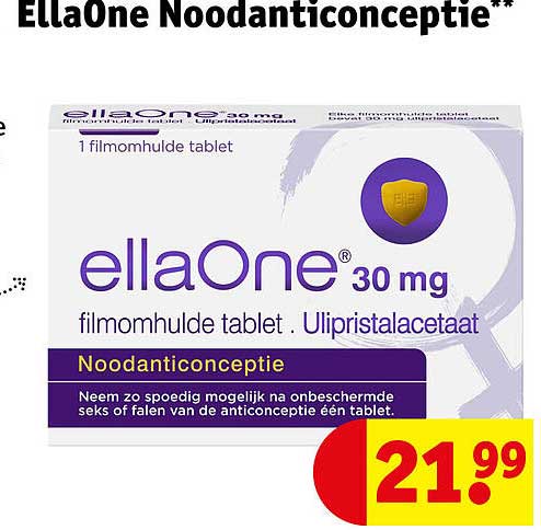 EllaOne Noodanticonceptie**