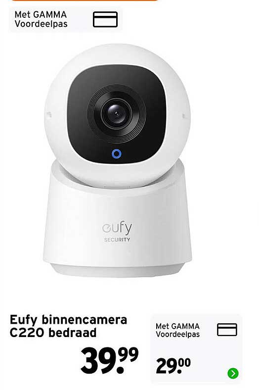 Eufy binnencamera C220 bedraad