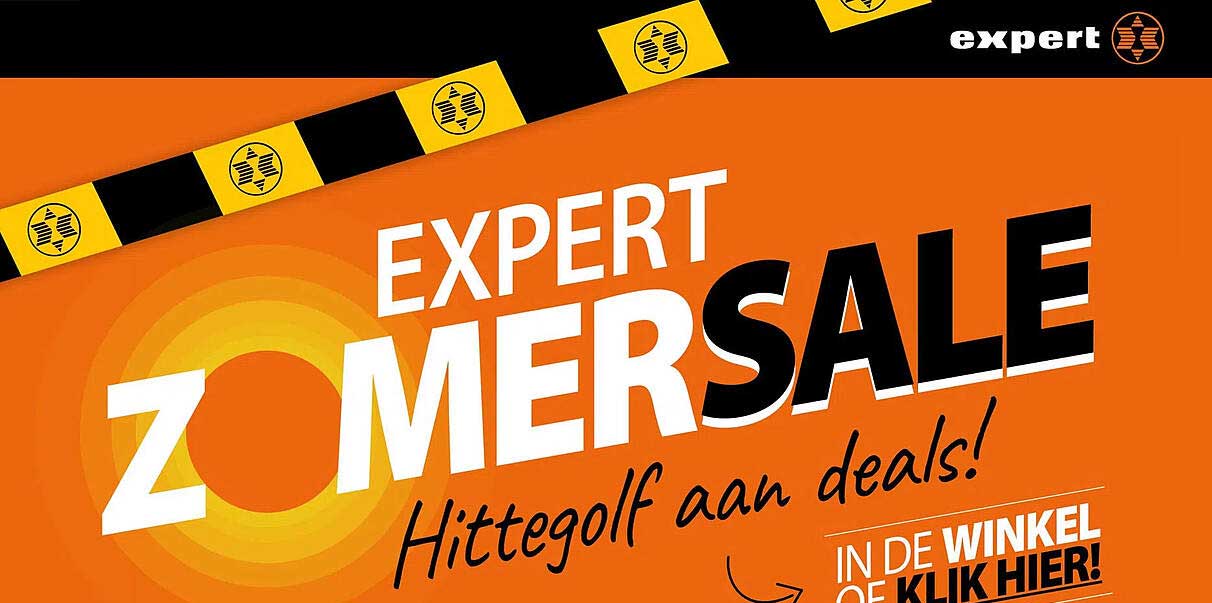 EXPERT ZOMERSALE Hittegolf aan deals! IN DE WINKEL OF KLIK HIER!