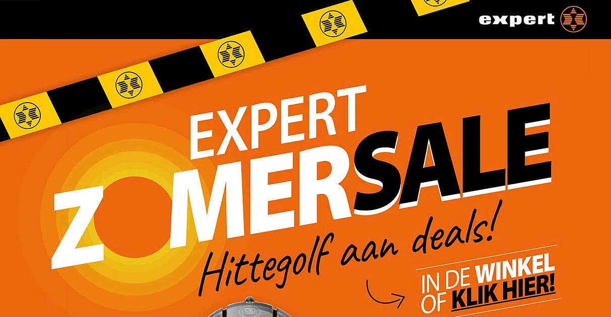 EXPERT ZOMERSALE Hittegolf aan deals! IN DE WINKEL OF KLIK HIER!