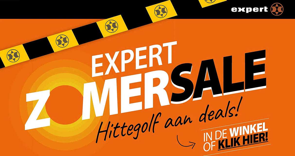 EXPERT ZOMERSALE Hittegolf aan deals! IN DE WINKEL OF KLIK HIER!