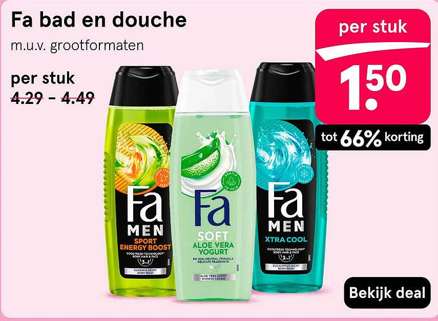 Fa bad en douche m.u.v. grootformaten