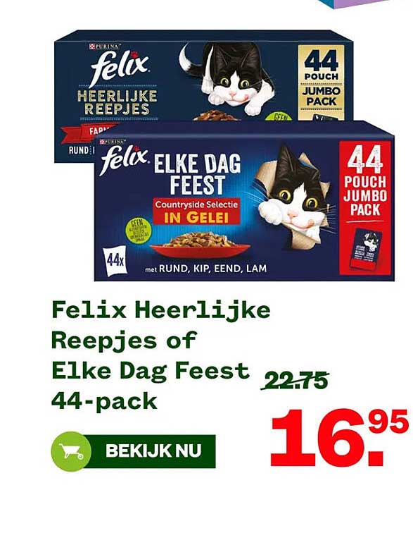 Felix Heerljike Reepjes of Elke Dag Feest 44-pack