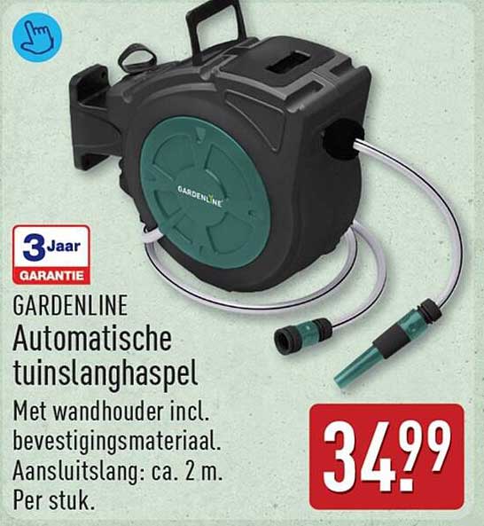 GARDENLINE Automatische tuinslanghaspel
