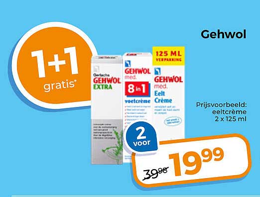 Gehwol 1+1 gratis