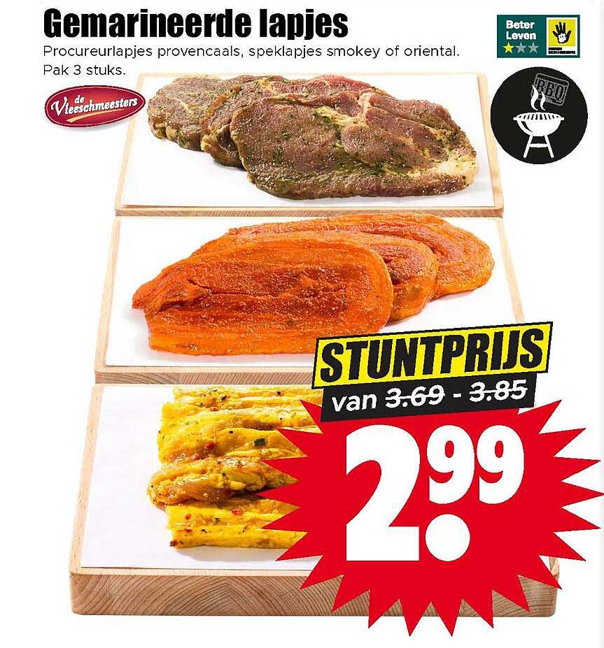 Gemarineerde lapjes