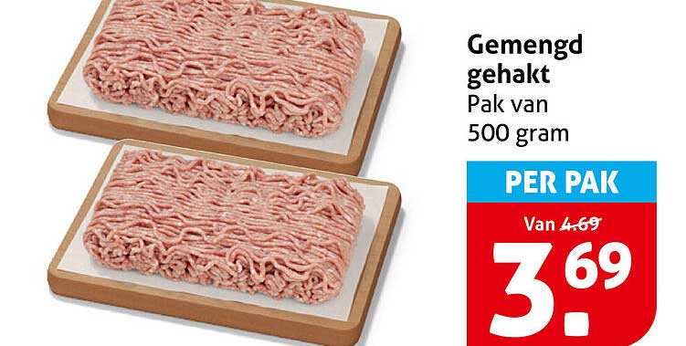 Gemengd gehakt Pak van 500 gram