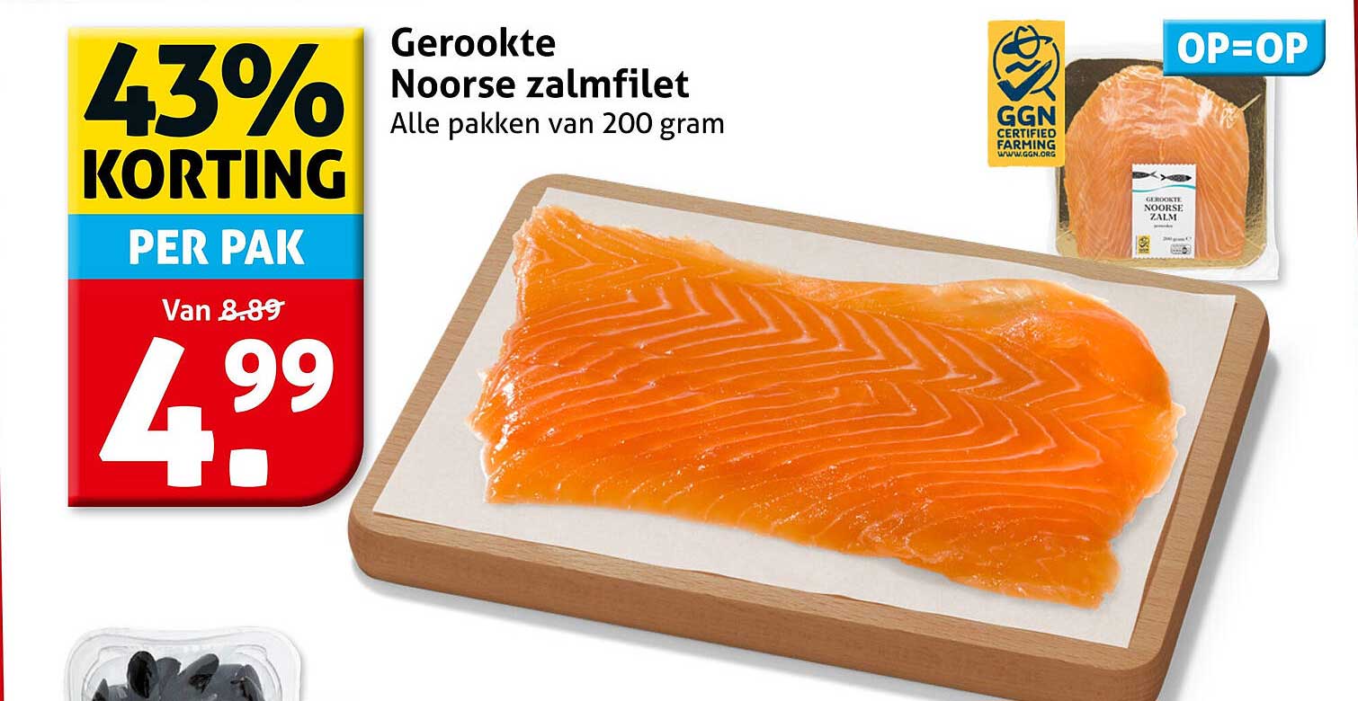 Gerookte Noorse zalmfilet