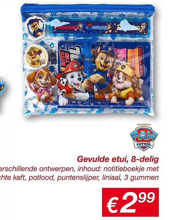 Gevulde etui, 8-delig