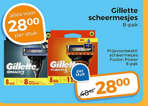 Gillette scheermesjes 8-pak