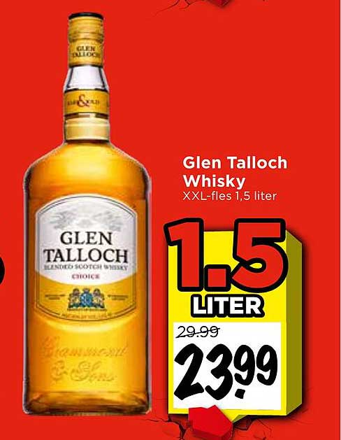 Glen Talloch Whisky XXL-fles 1,5 liter