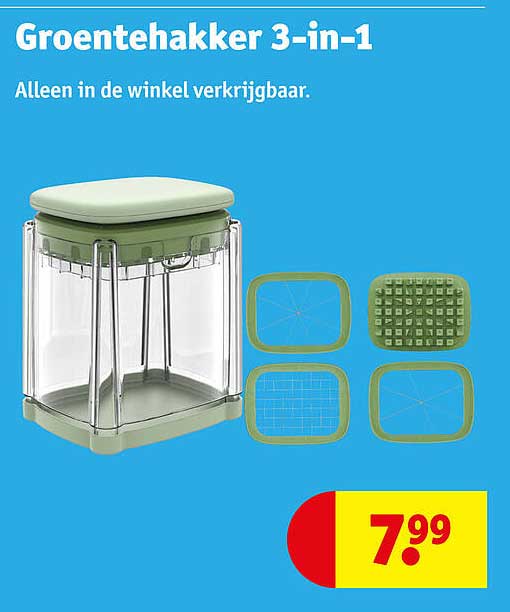 Groentehakker 3-in-1