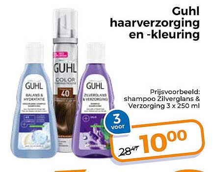 Guhl haarverzorging en -kleuring