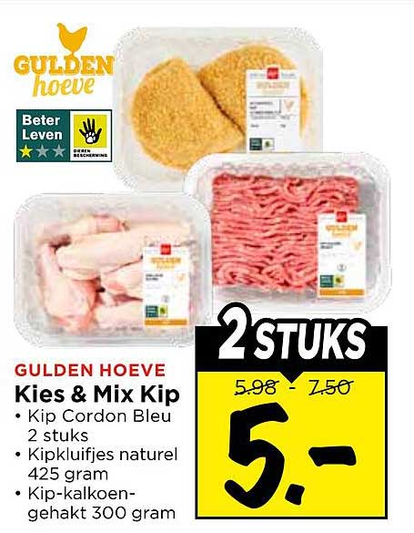 GULDEN HOEVE Kies & Mix Kip