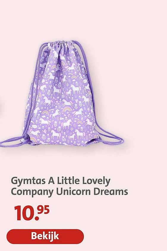 Gymtas A Little Lovely Company Unicorn Dreams