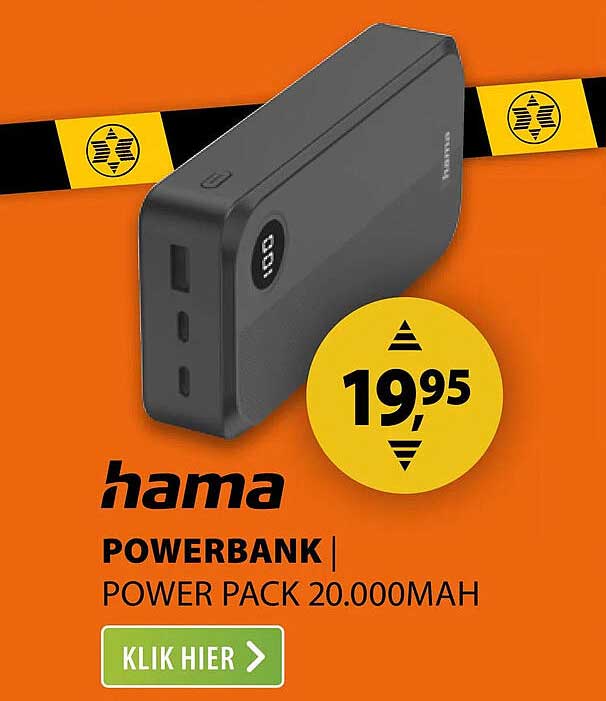 hama POWERBANK POWER PACK 20.000MAH