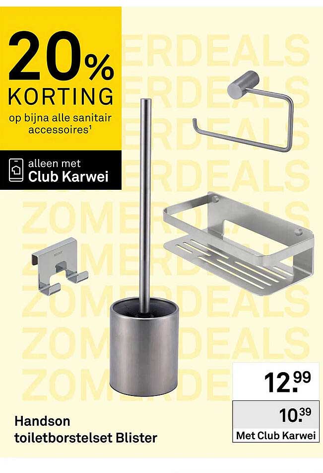 Handson toiletborstelset Blister