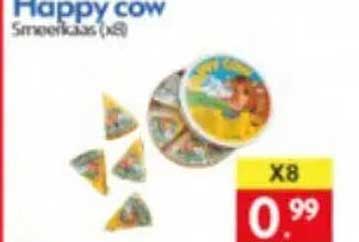 Happy cow Smeerkaas x8