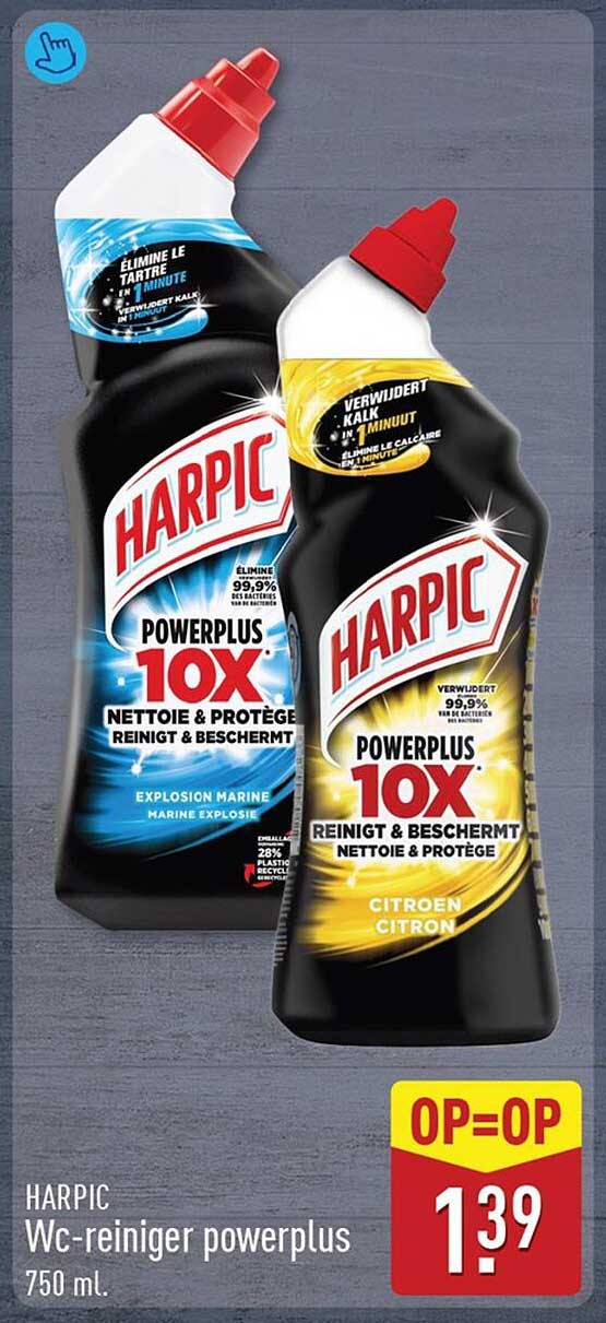 Harpic Wc-reiniger powerplus 750 ml. OP=OP