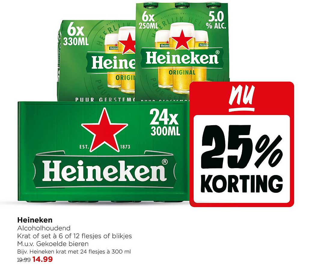 Heineken 25% KORTING
